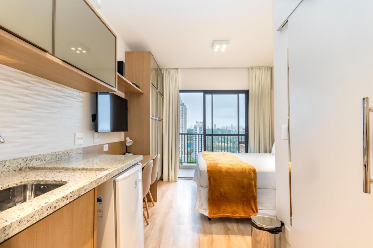 Apartamento Loft Estiloso No Brooklin Ao Lado Do Metro *